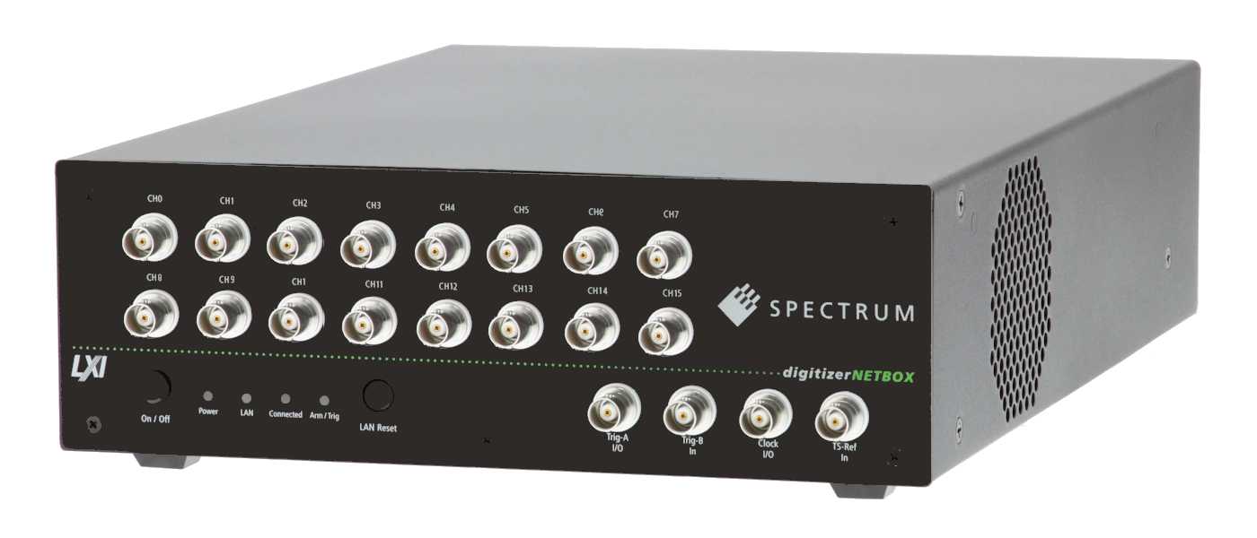 Spectrum digitizer LXI module as alternative to an oscilloscope